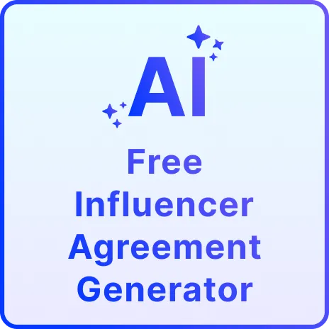 Free AI Influencer Agreement Generator, Free Influencer Contract Maker Online Free AI Influencer Agreement Generator, Free Influencer Contract Maker Online